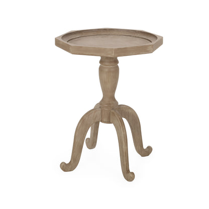 Jaryn French Country Accent Table with Octagonal Top