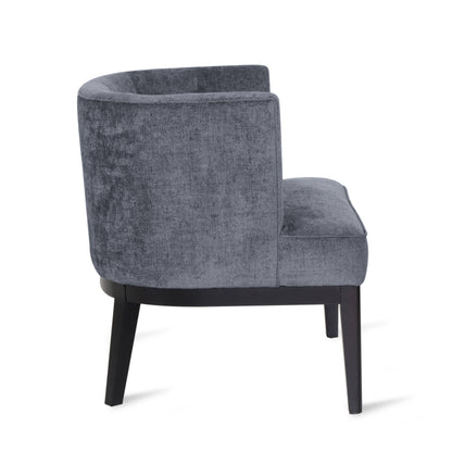 Evans Contemporary Fabric Tufted Accent Chairs, Set of 2