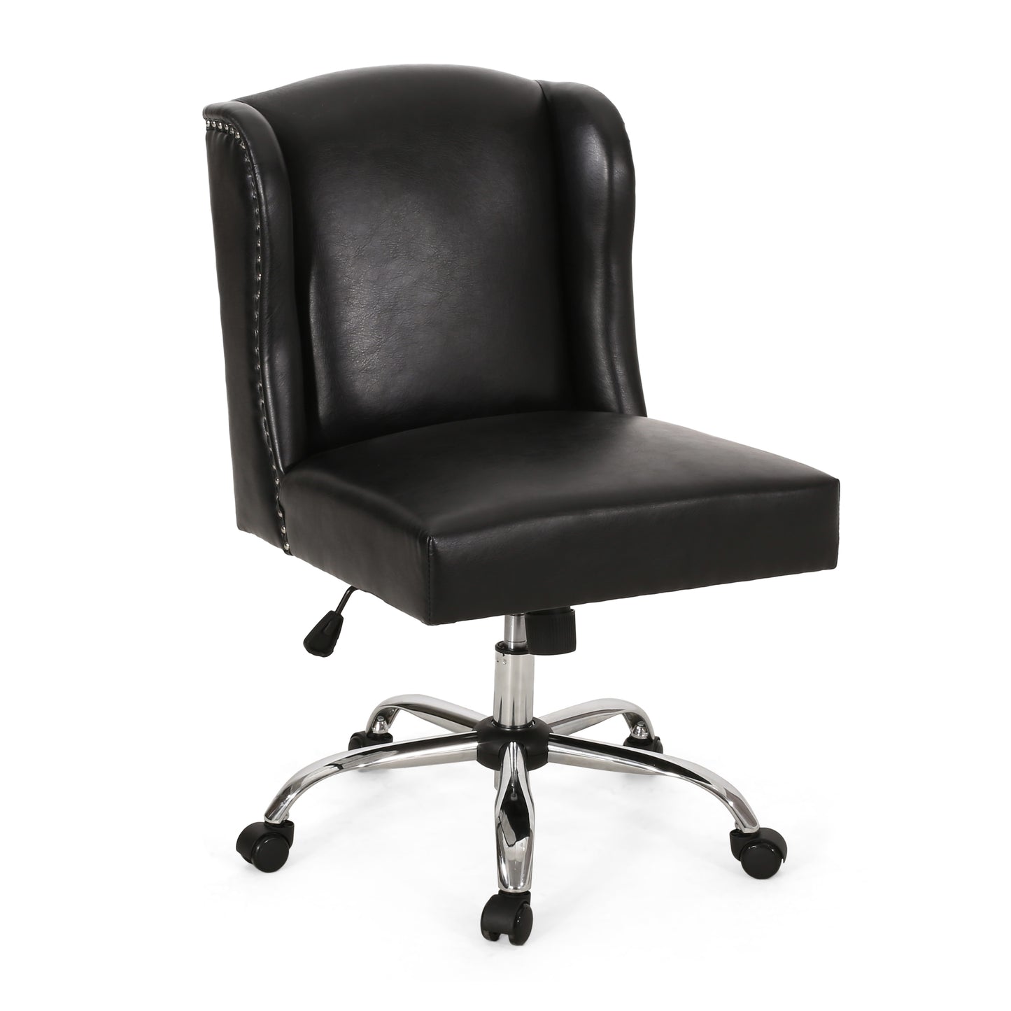Ryilee Contemporary Wingback Swivel Office Chair