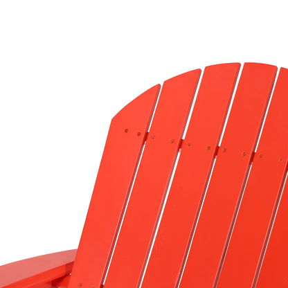 Cartagena Outdoor Rustic Acacia Wood Folding Adirondack Chair, Set of 4