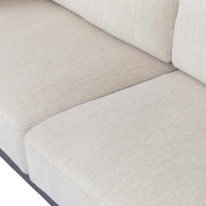 Bagan Mid-Century Modern Upholstered 3 Seater Sofa