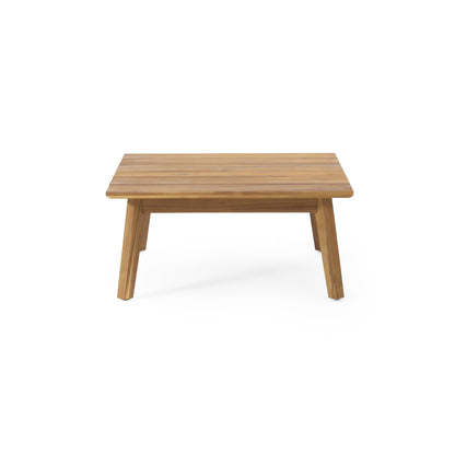 The Crowne Collection Outdoor Acacia Wood Coffee Table, Teak