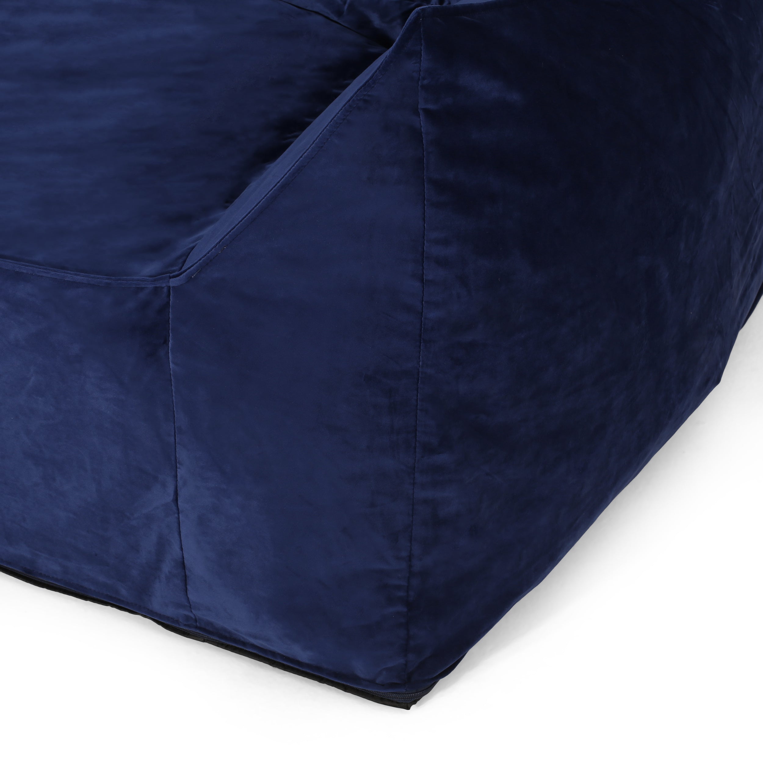 Calef Modern Velveteen 2 Seater Oversized Bean Bag Chair with