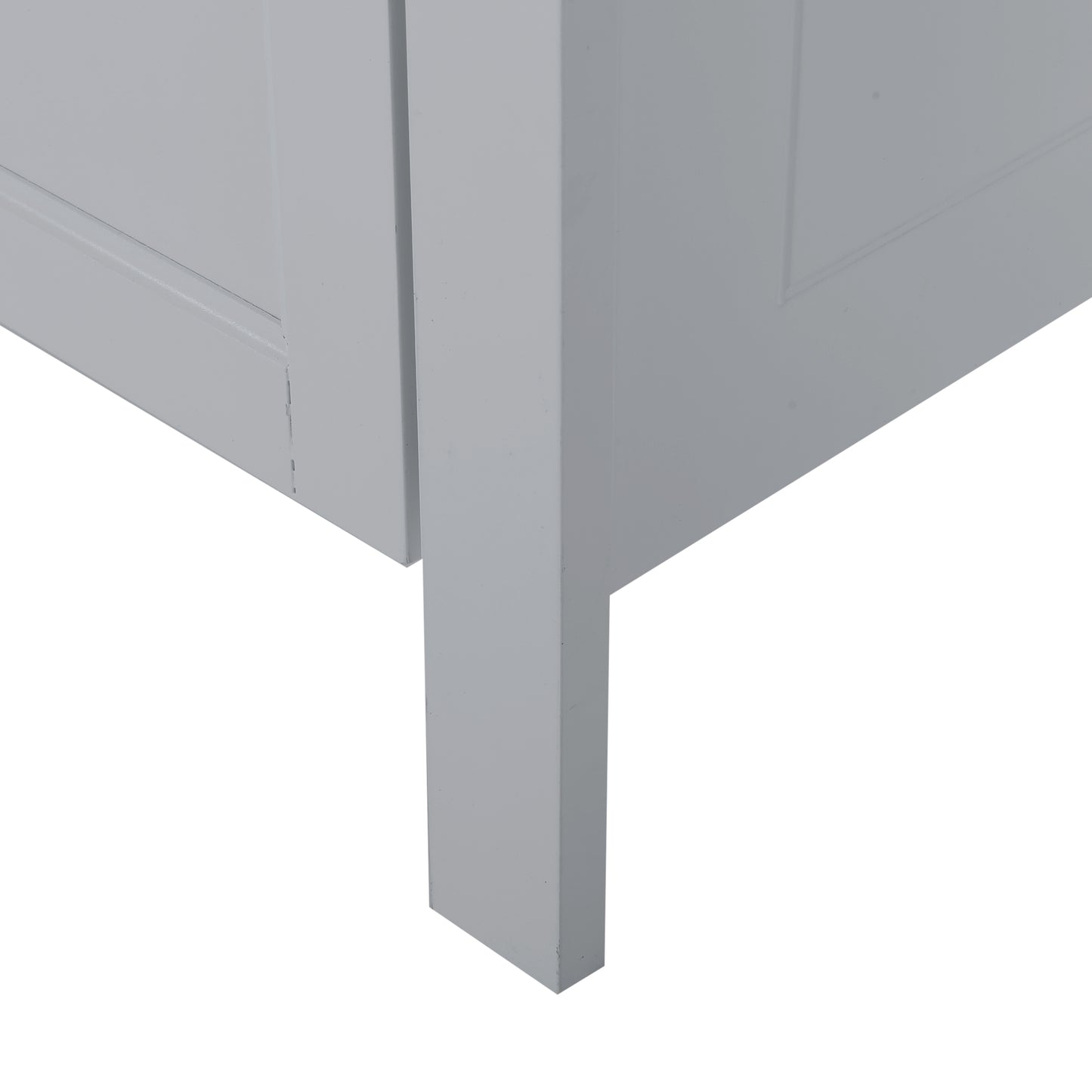 Meader Modern Bathroom Floor Storage Cabinet with Drawer