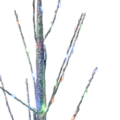 Abdi 4-foot Pre-Lit 152 Multi-Color LED Artificial Christmas Twig Tree