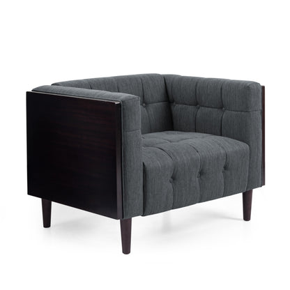 Croton Contemporary Tufted Club Chair