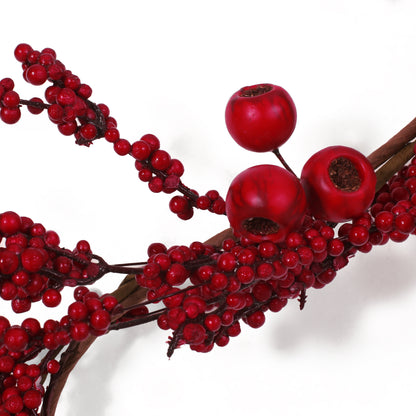 Geddes 4.5-foot Mixed Berry Artificial Garland, Red