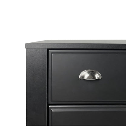 Cleary Contemporary Faux Wood 6 Drawer Double Dresser