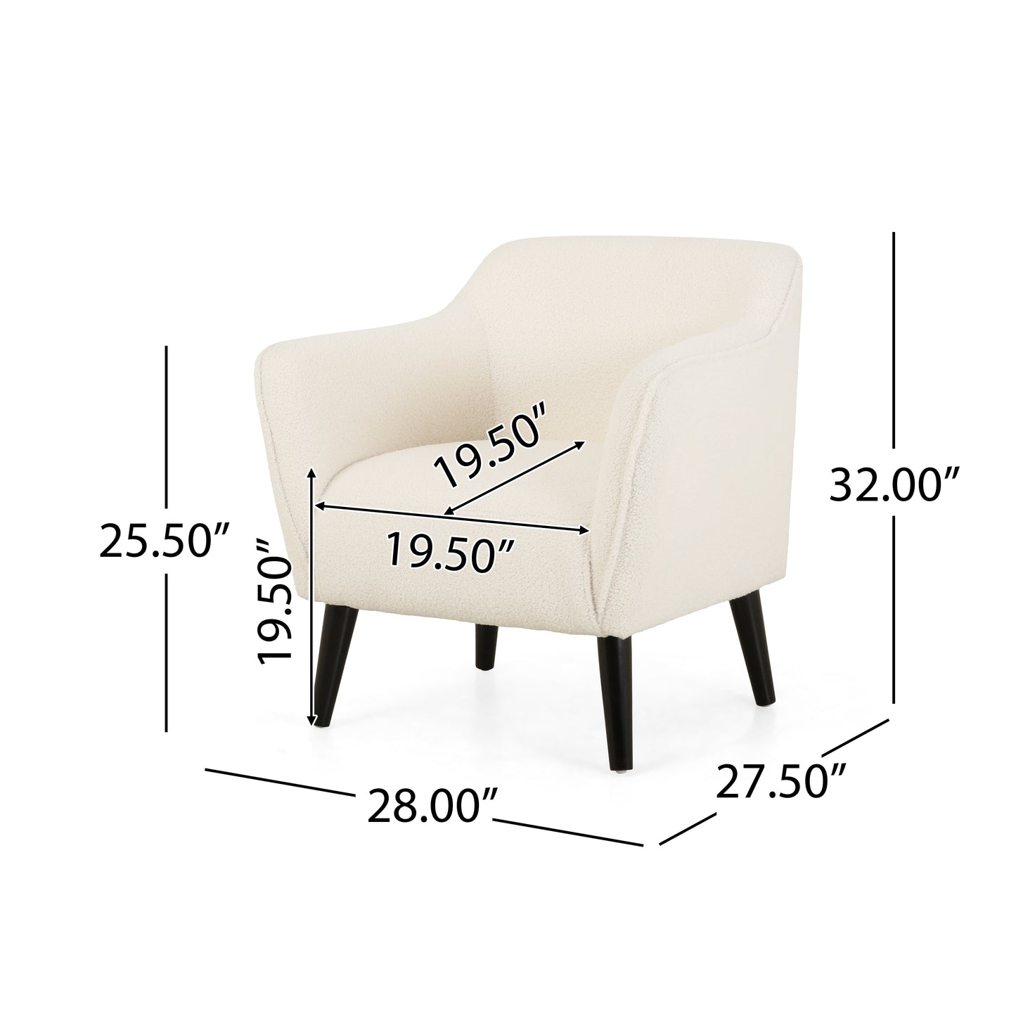 Classen Contemporary Upholstered Club Chair