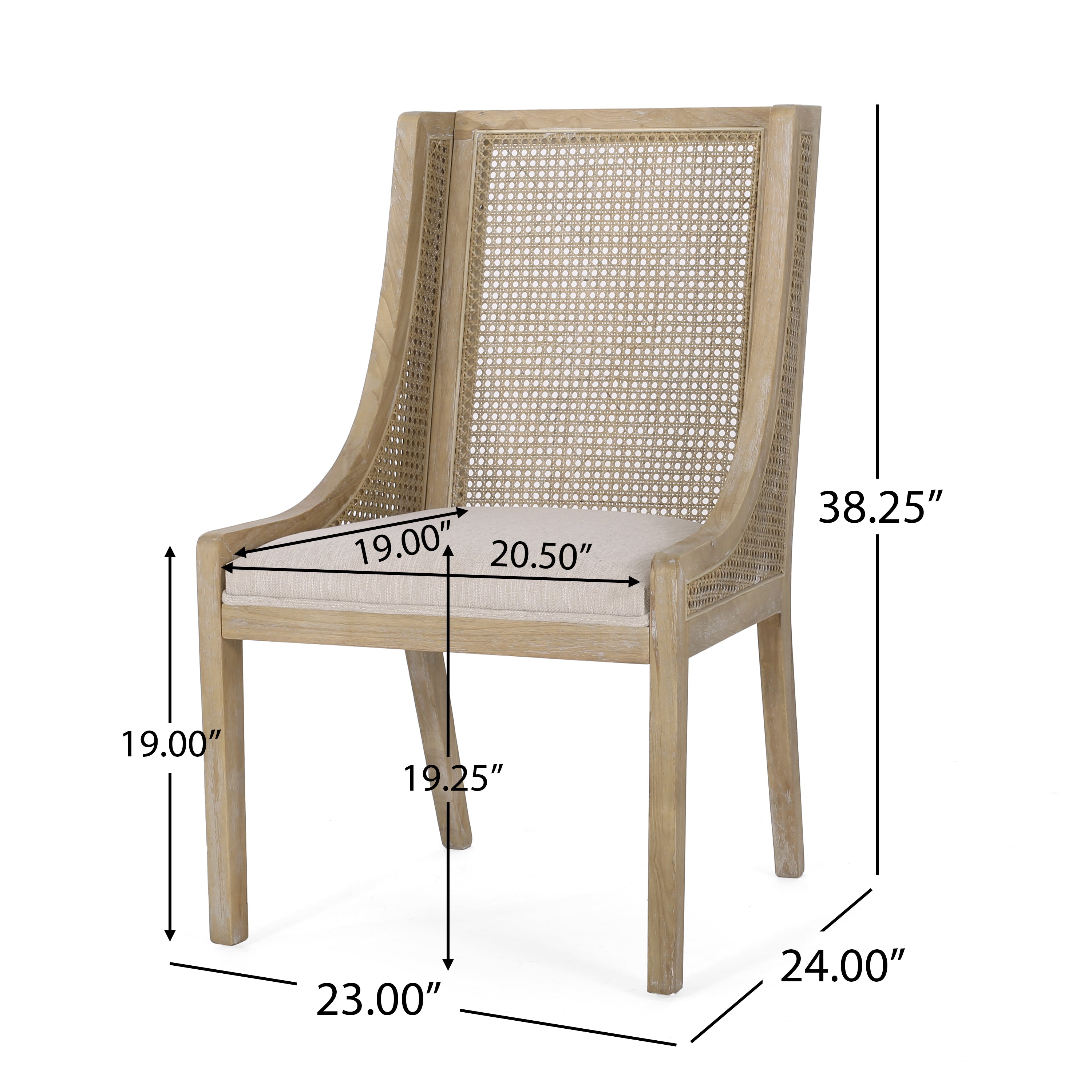 Simple living westbury cane best sale dining chair