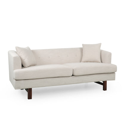 Sparks Mid-Century Modern Upholstered 3 Seater Sofa