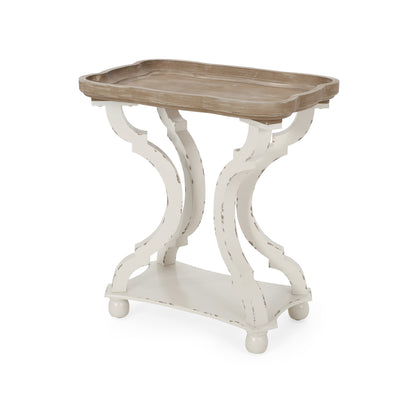 Andrew French Country Accent Table with Rectangular Top