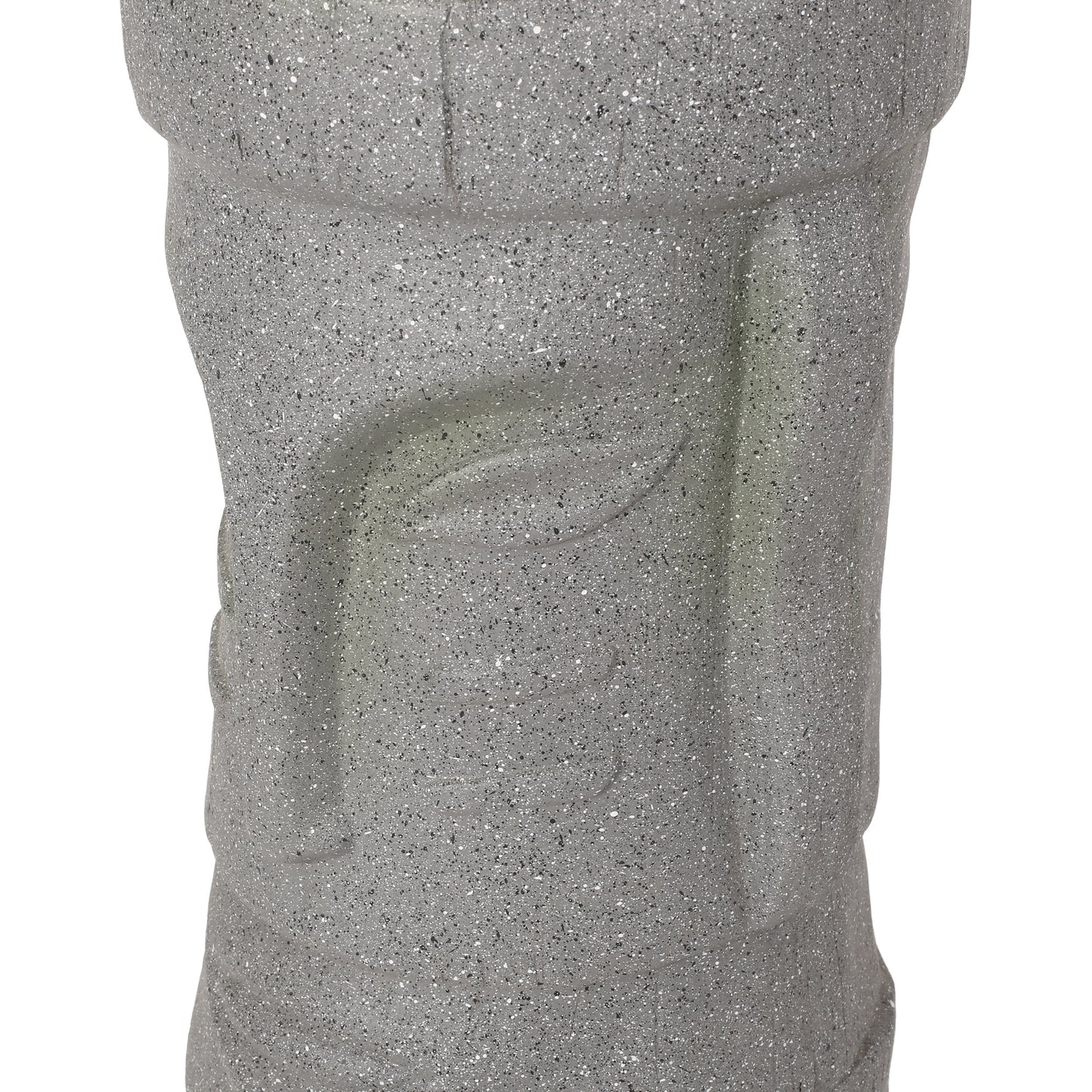 Gomer Outdoor Easter Island Statue Decorative Planter, Stone Gray
