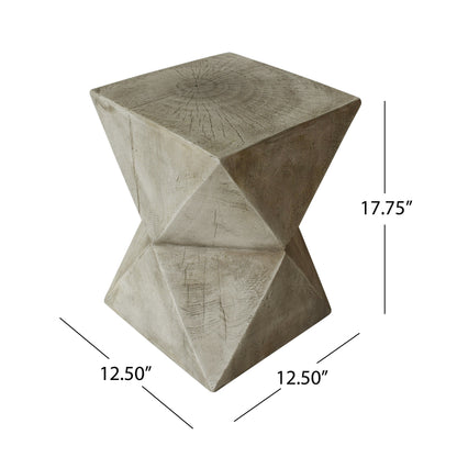 Manuel Indoor Lightweight Concrete Accent Table
