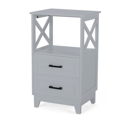 McCusker Modern Bathroom Storage Cabinet with Drawers