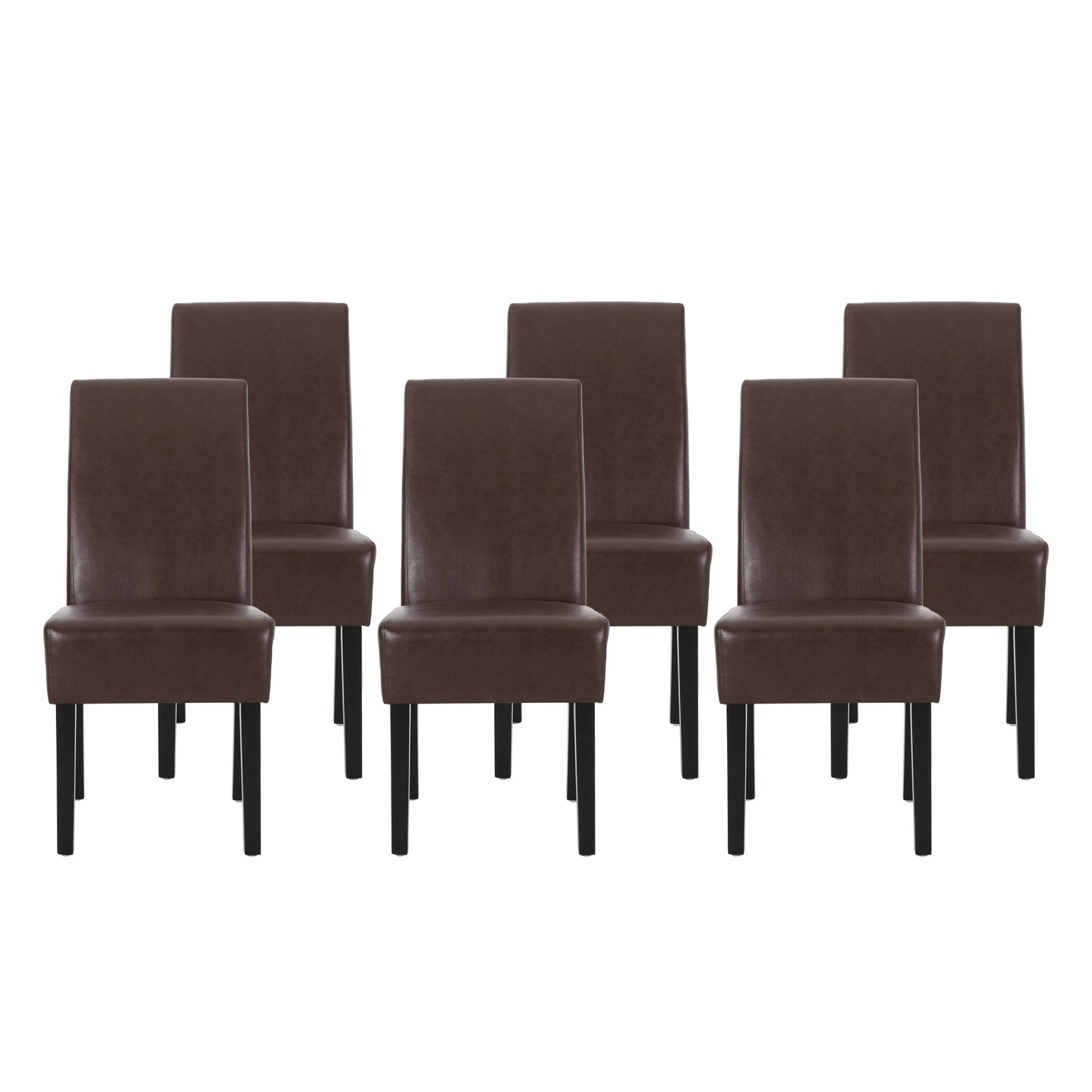 Thurber Contemporary Upholstered Dining Chairs, Set of 6